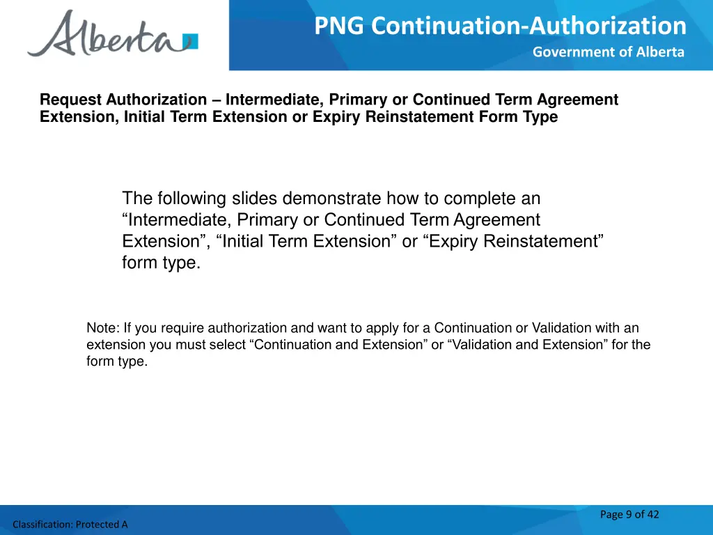 png continuation authorization 8