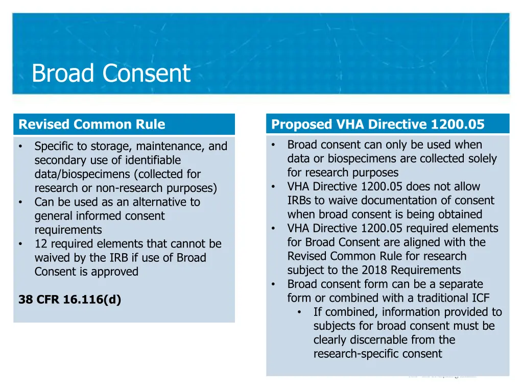 broad consent