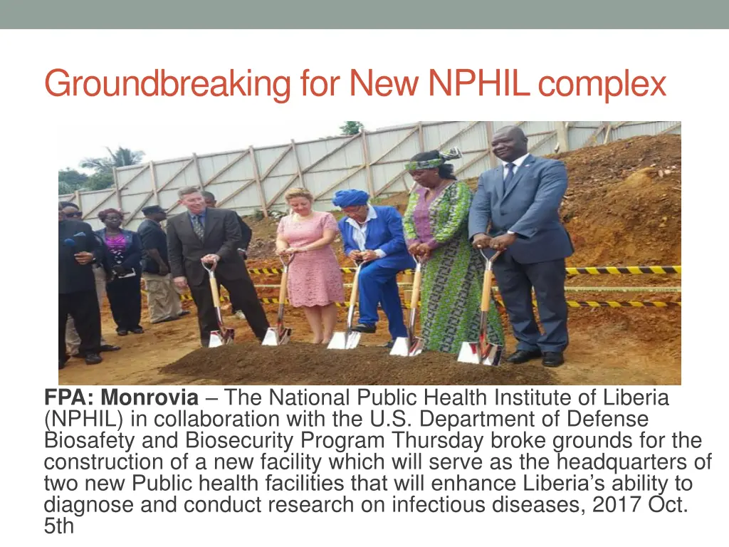 groundbreaking for new nphil complex