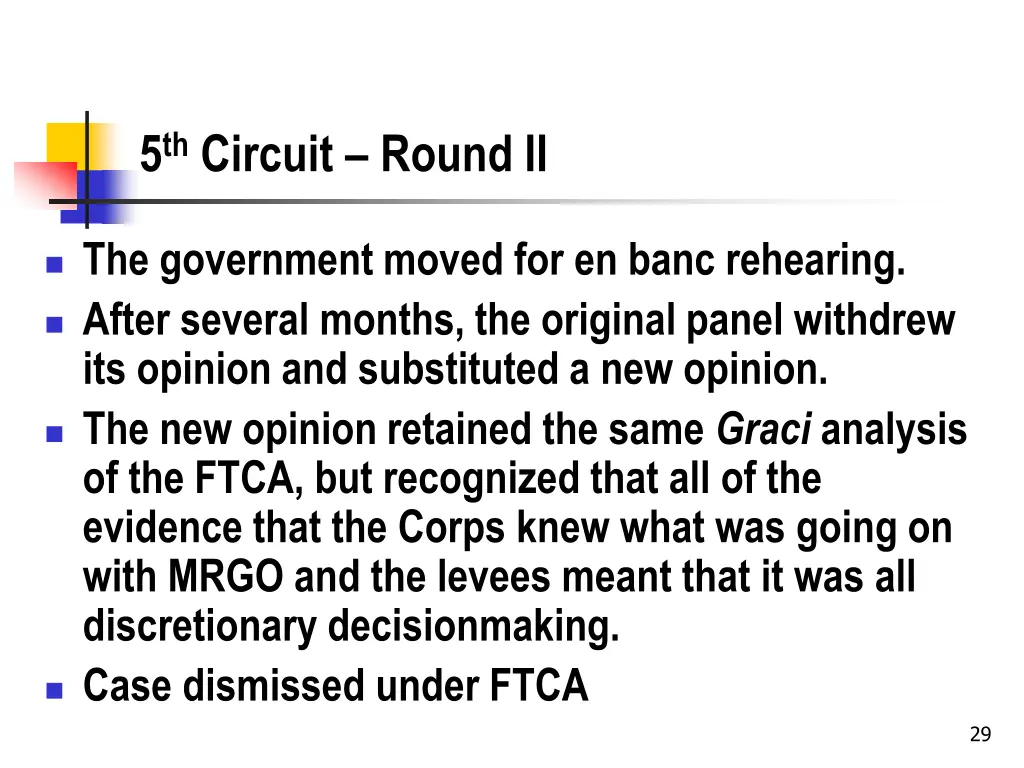 5 th circuit round ii