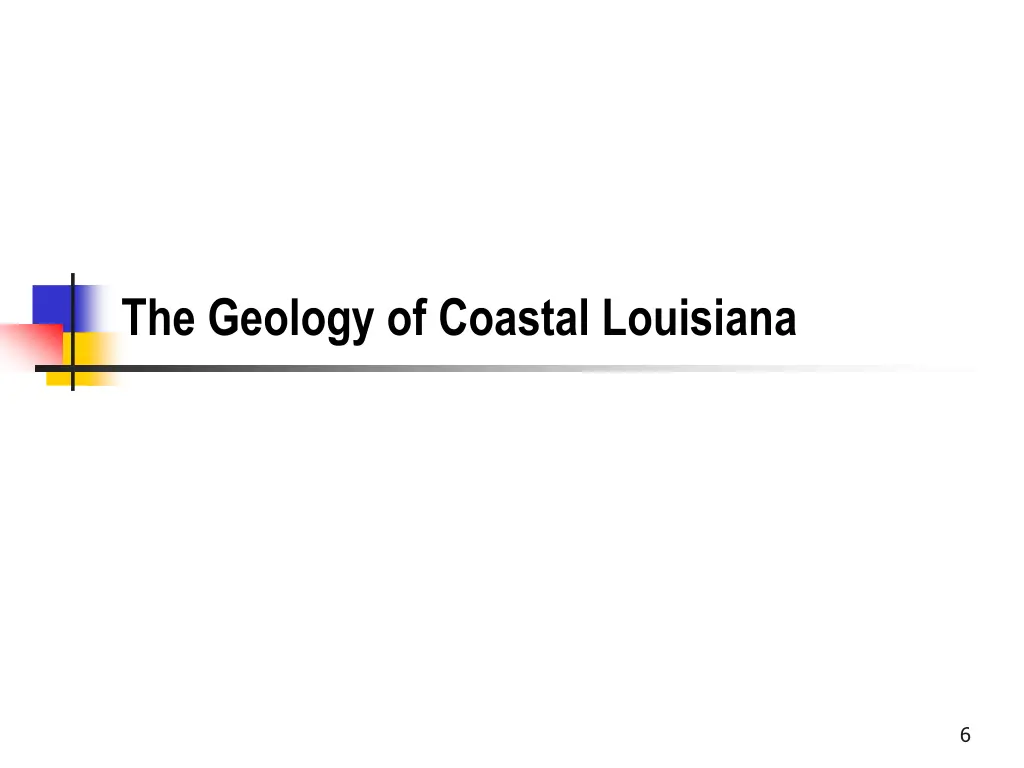 the geology of coastal louisiana