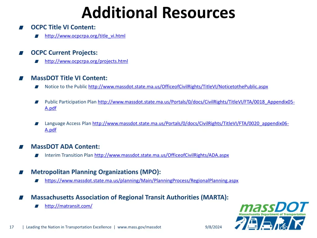 additional resources ocpc title vi content http