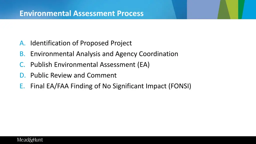 environmental assessment process