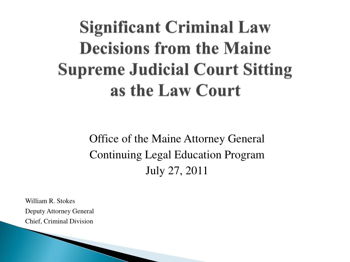 office of the maine attorney general continuing