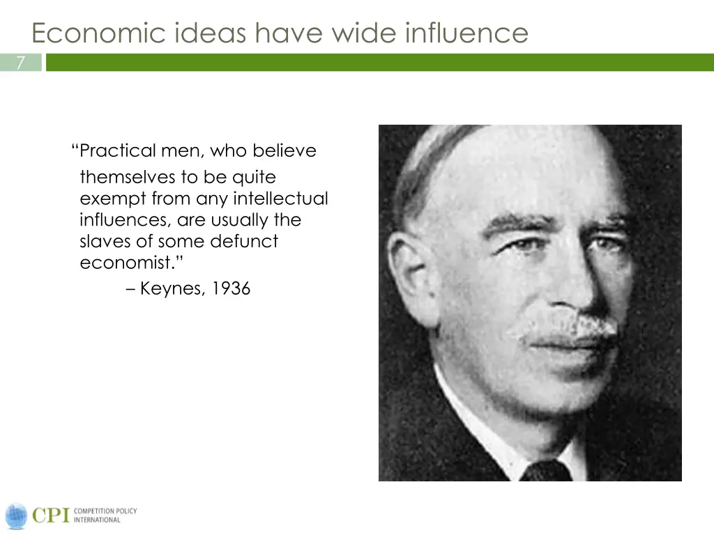 economic ideas have wide influence