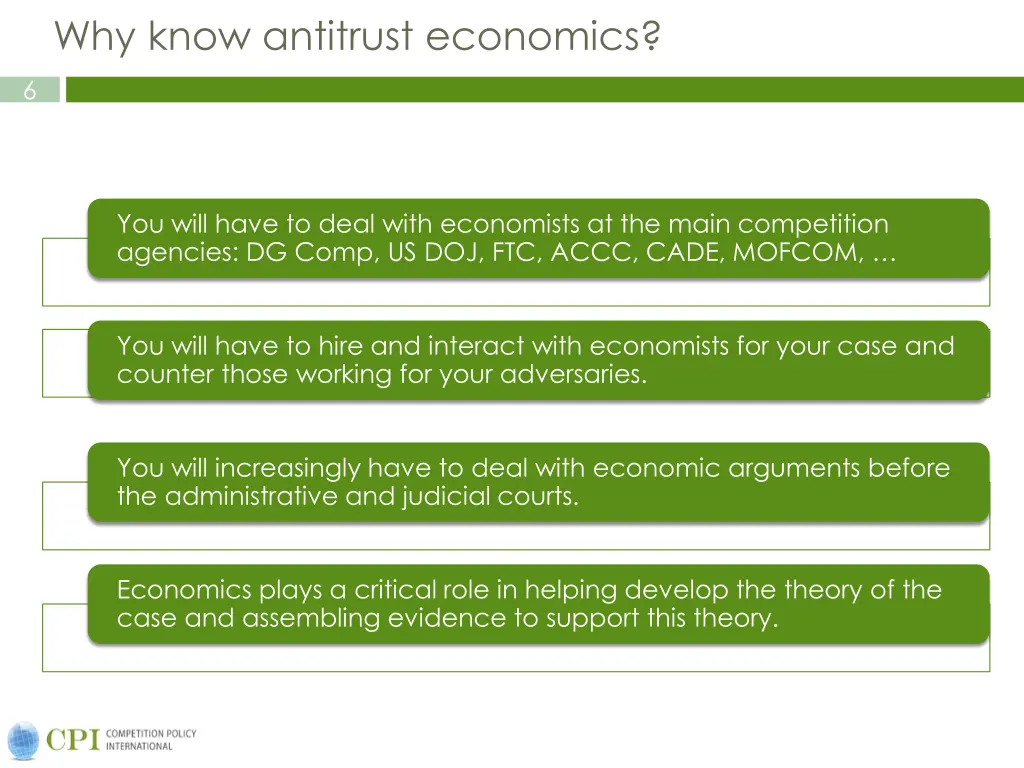 why know antitrust economics