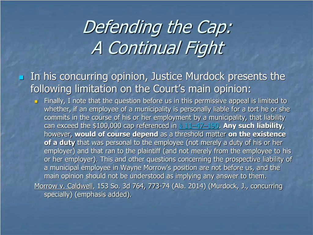 defending the cap a continual fight 3