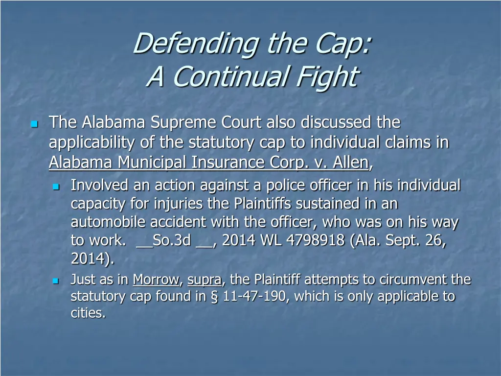 defending the cap a continual fight 5