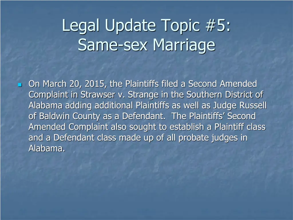 legal update topic 5 same sex marriage 3