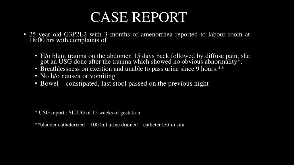 case report