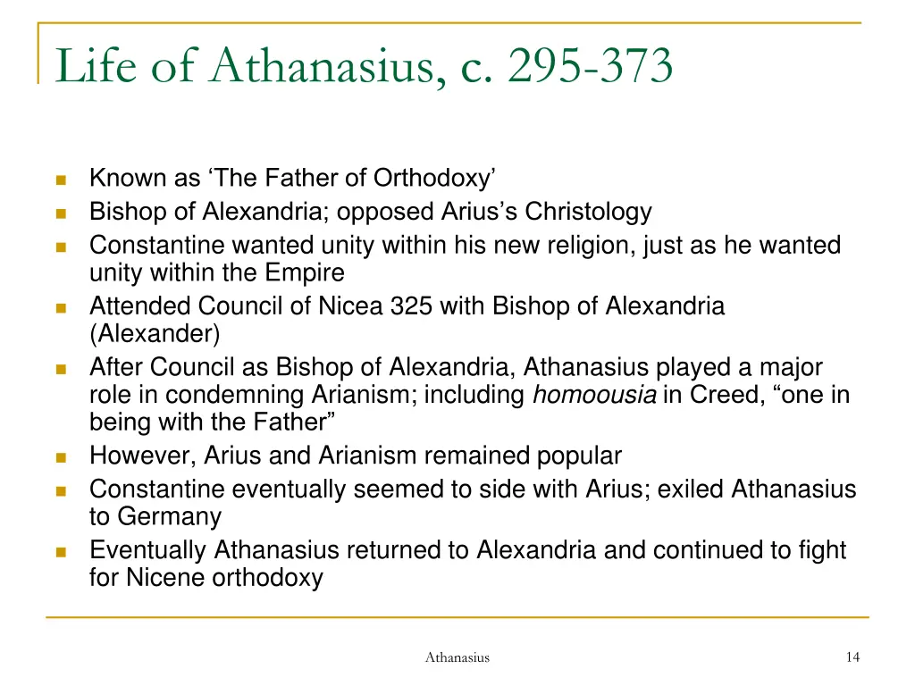 life of athanasius c 295 373