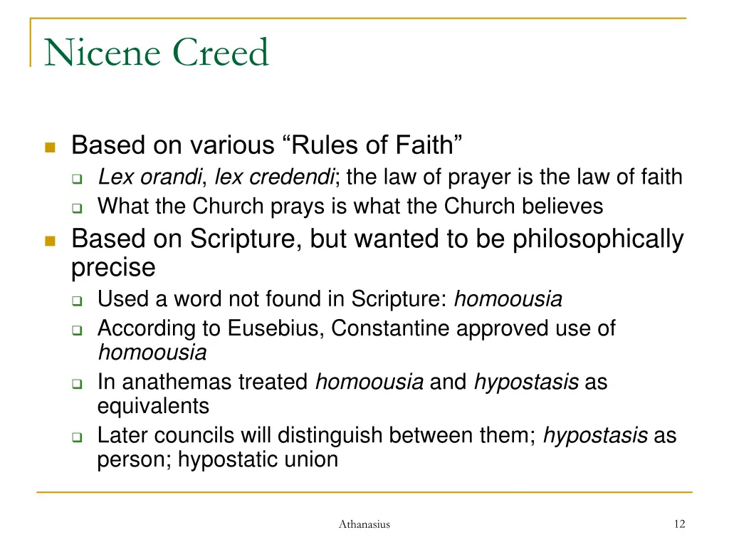 nicene creed