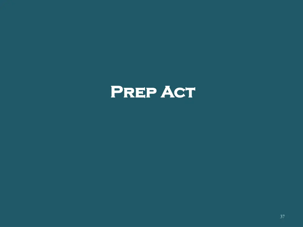 prep act prep act