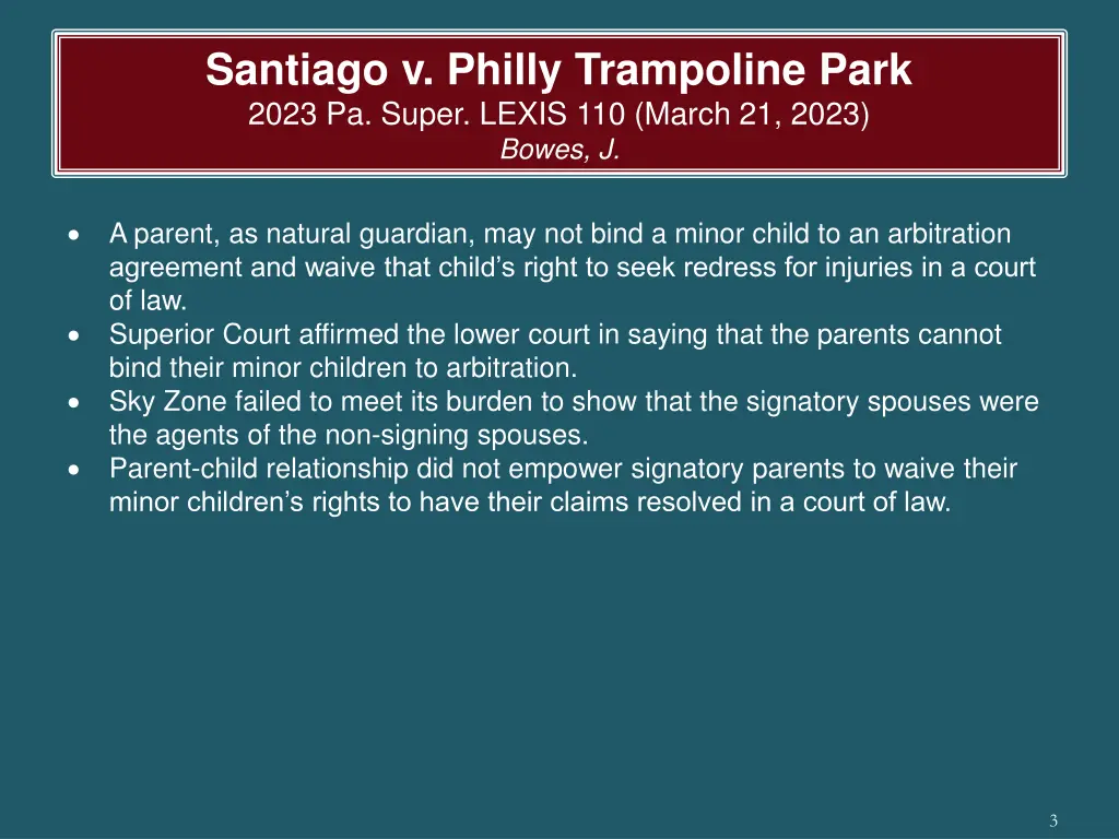 santiago v philly trampoline park 2023 pa super