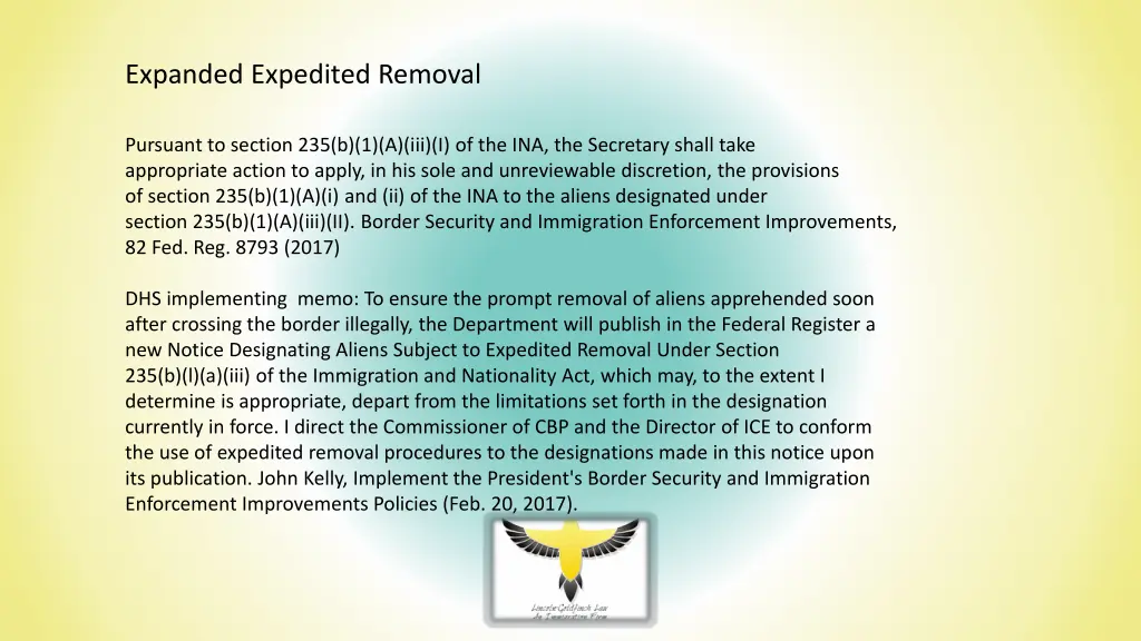 expanded expedited removal