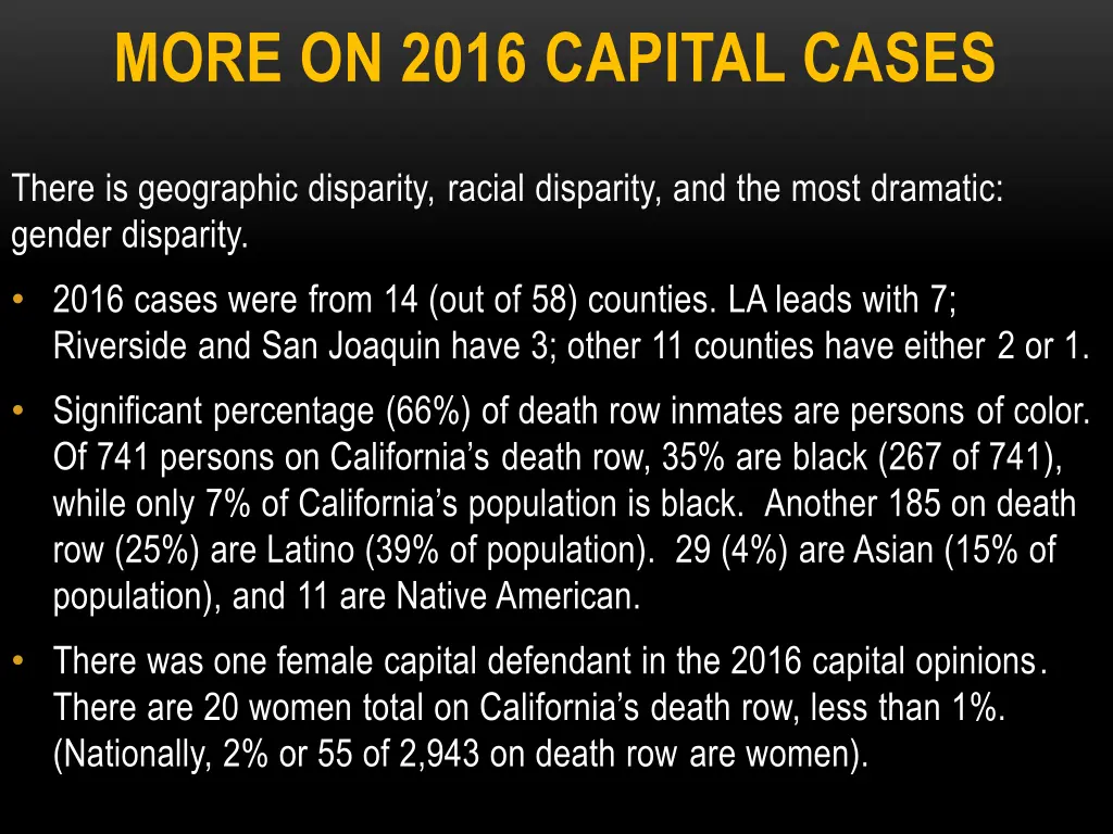 more on 2016 capital cases