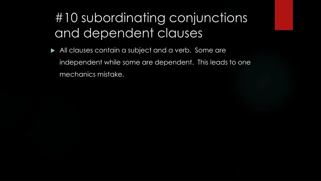 10 subordinating conjunctions and dependent 1