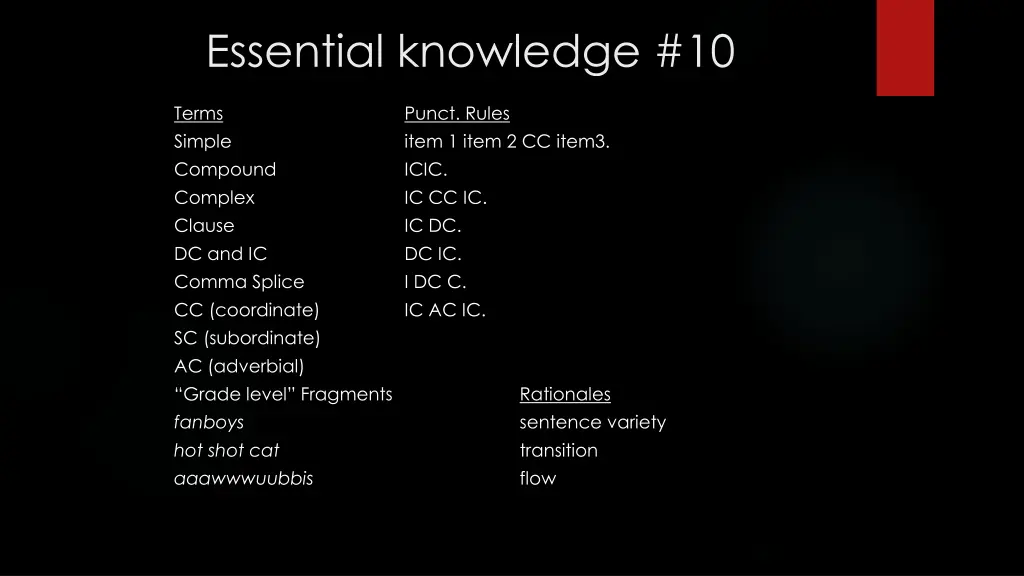 essential knowledge 10