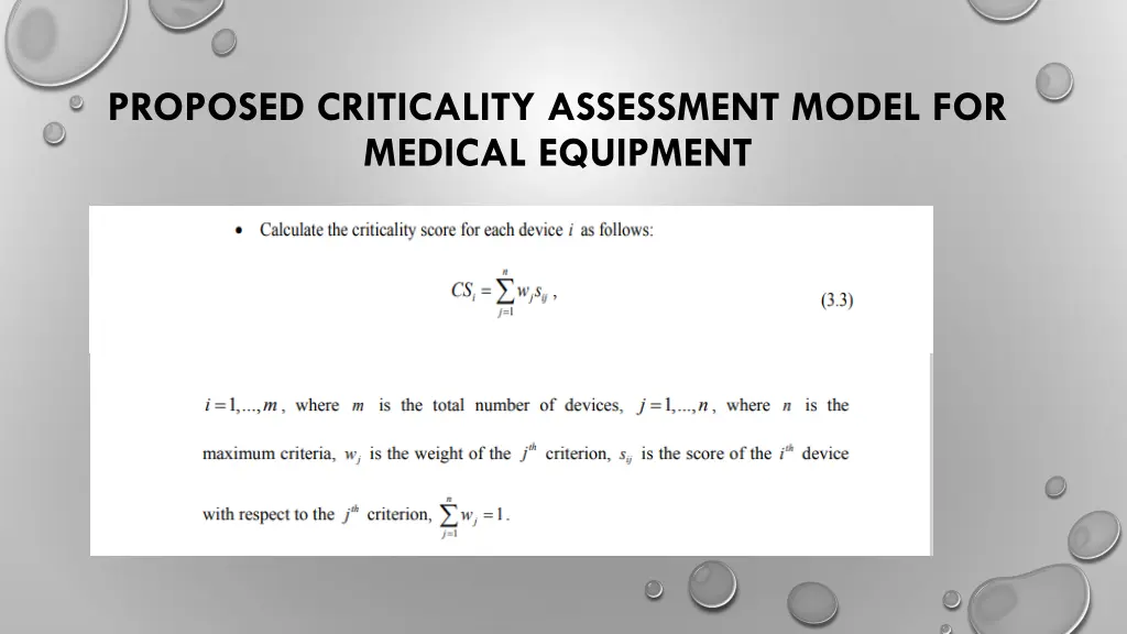 proposed criticality assessment model for medical 4