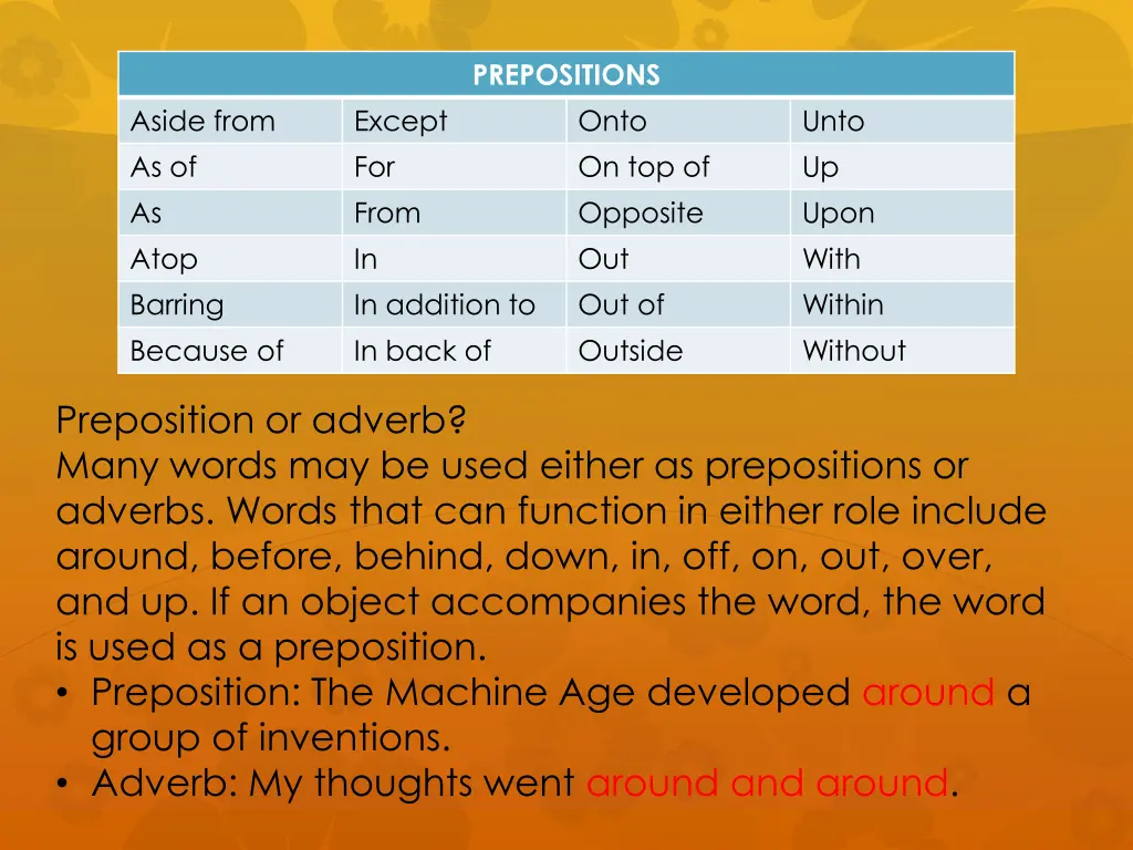 prepositions 2