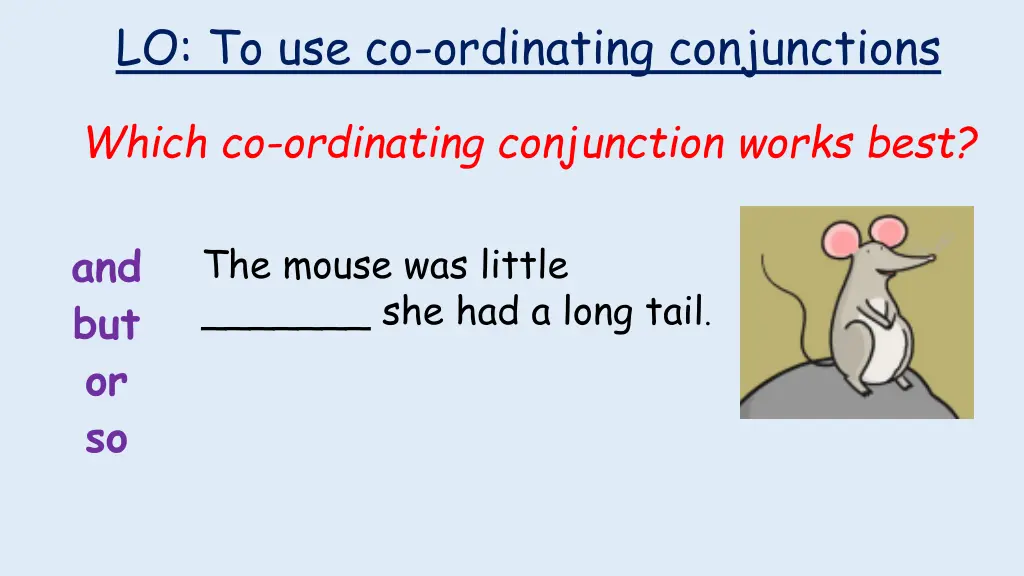 lo to use co ordinating conjunctions 1