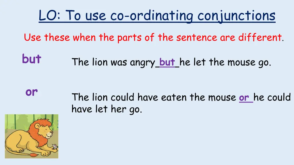 lo to use co ordinating conjunctions 3