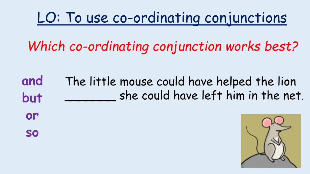 lo to use co ordinating conjunctions 5