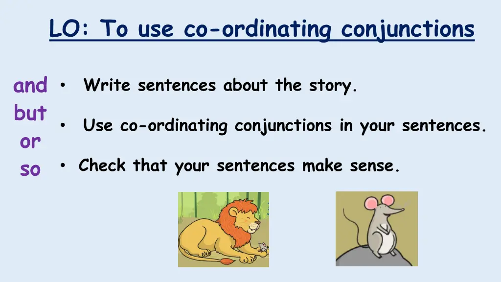 lo to use co ordinating conjunctions 6