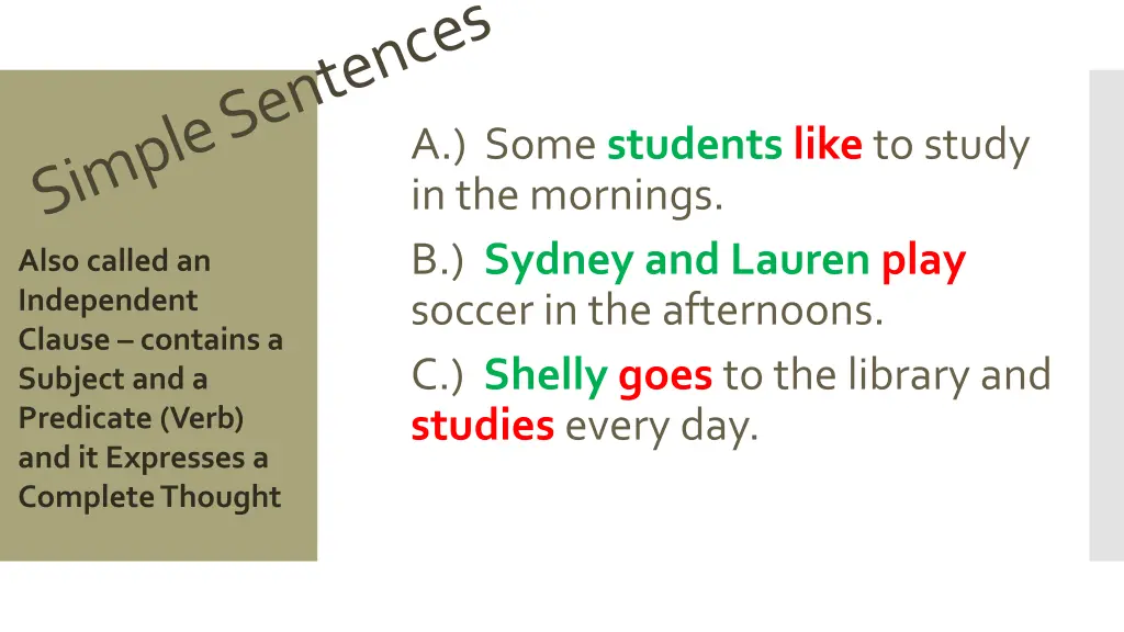 a some students like to study in the mornings