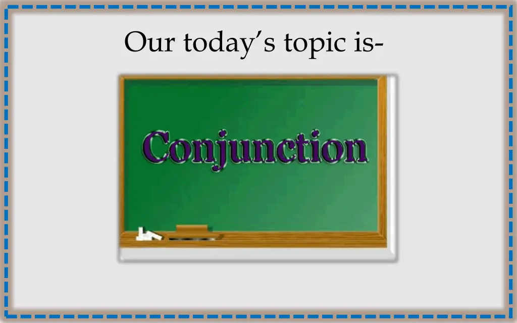 our today s topic is