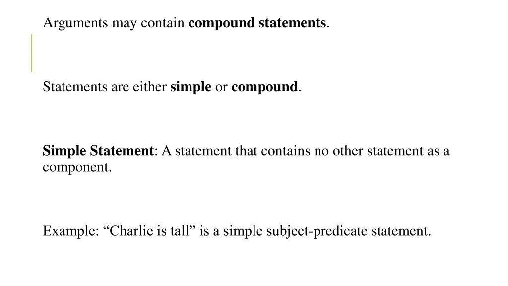 arguments may contain compound statements