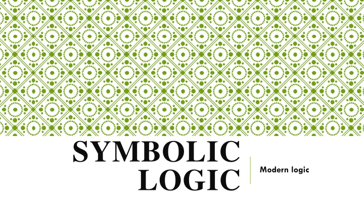 symbolic logic