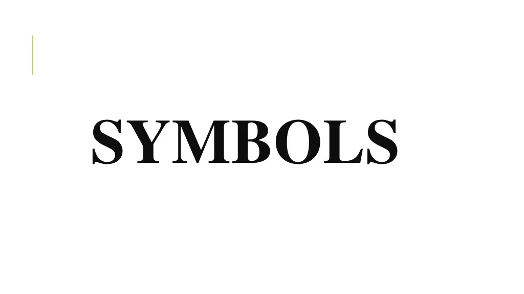 symbols