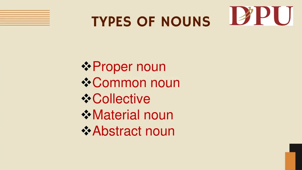 types of nouns