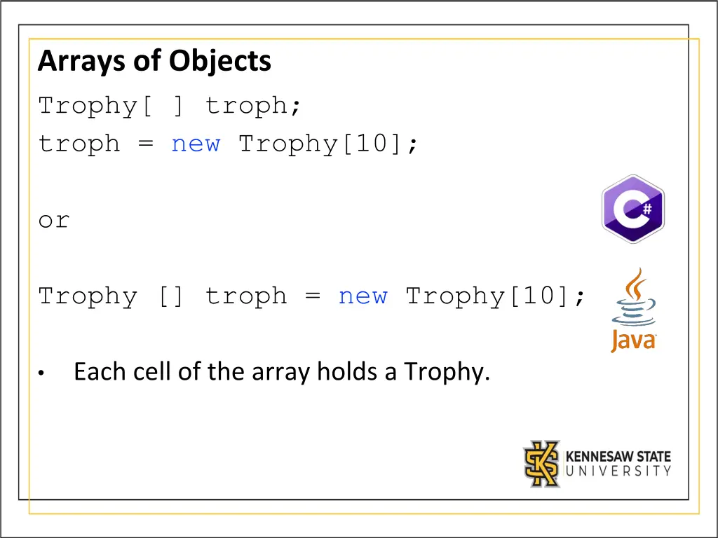 arrays of objects trophy troph troph new trophy 10