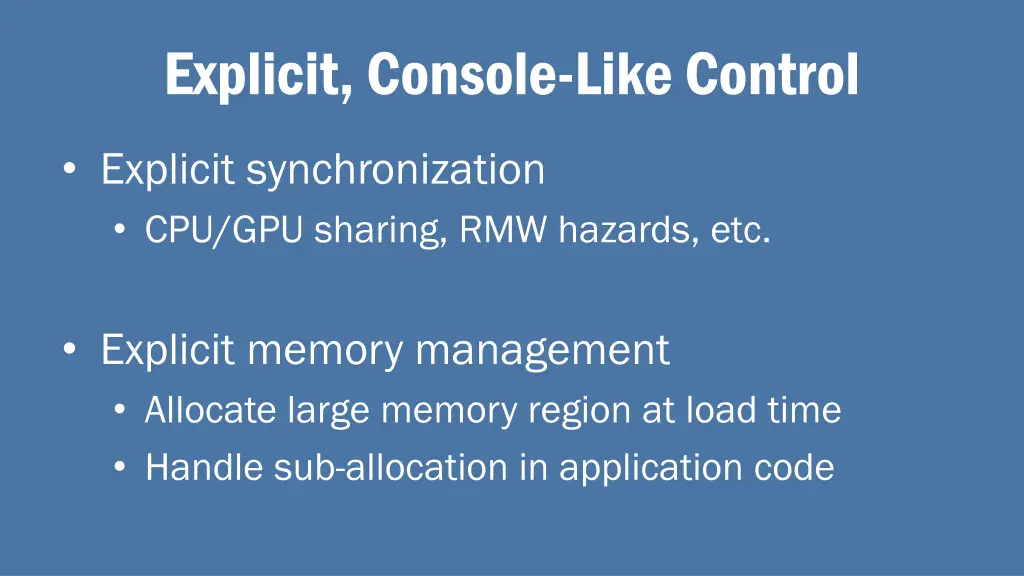 explicit console like control