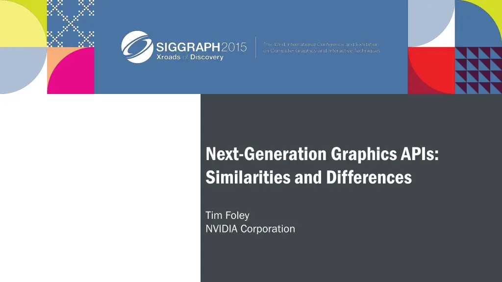 next generation graphics apis similarities