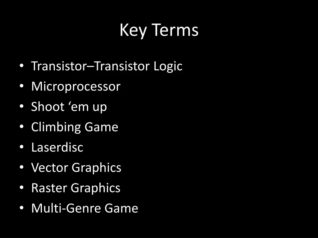 key terms 3