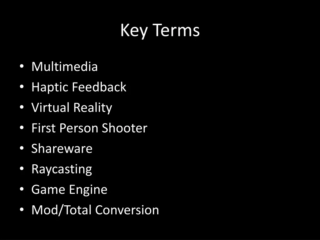 key terms 7