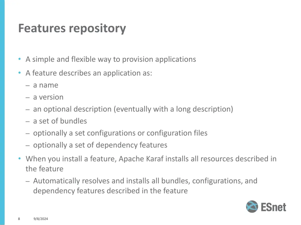 features repository