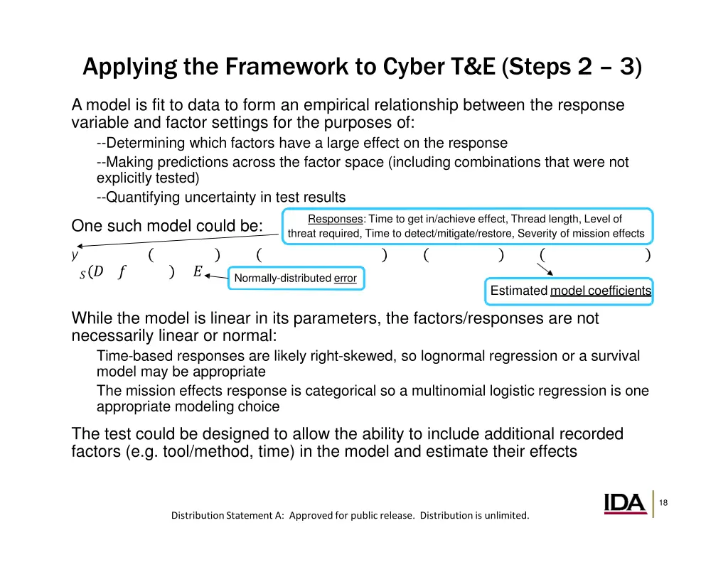 applying the framework to cyber t e steps 2 3 1