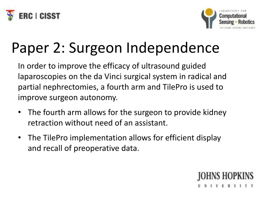 paper 2 surgeon independence