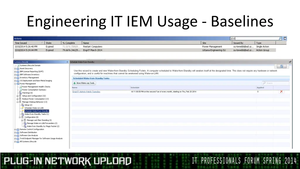 engineering it iem usage baselines 2