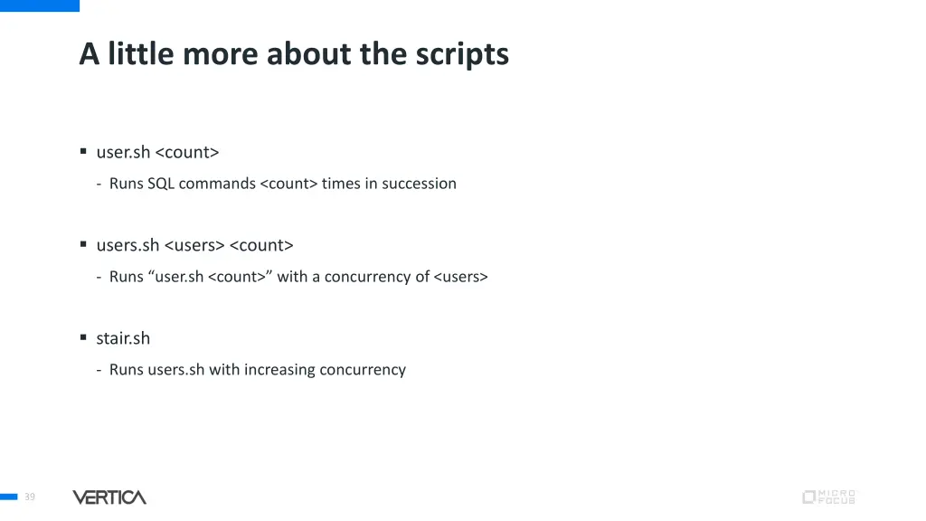 a little more about the scripts