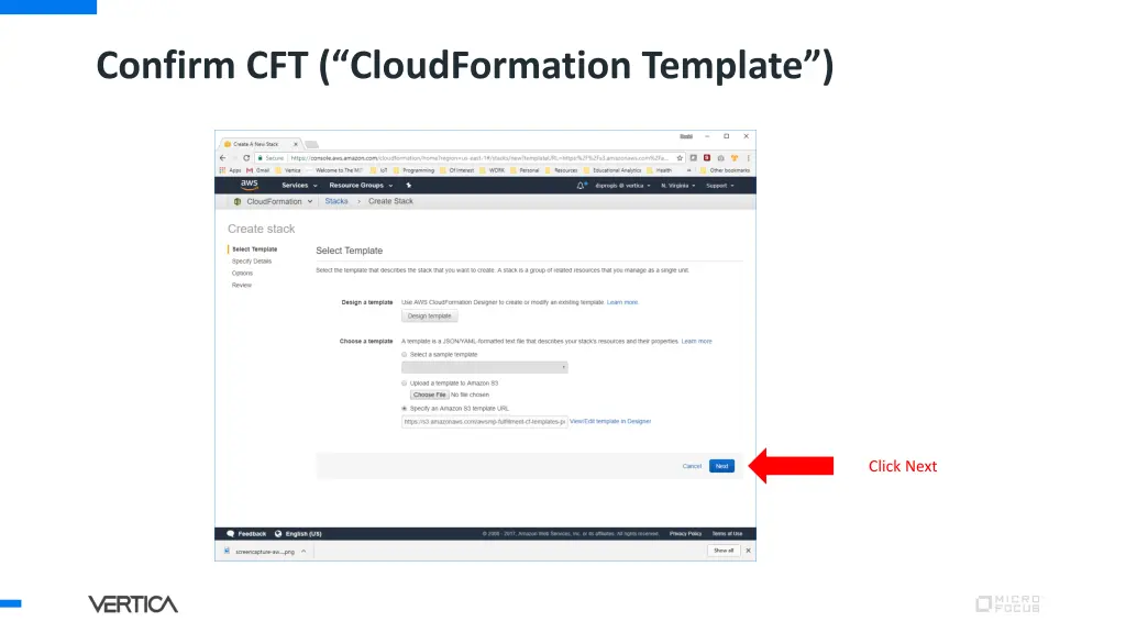 confirm cft cloudformation template