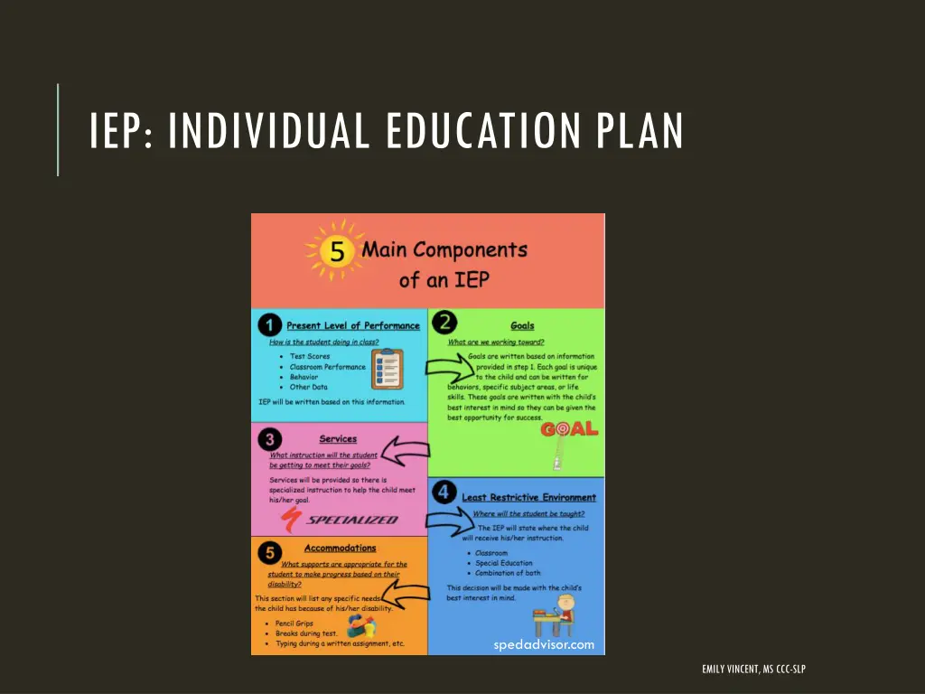 iep individual education plan