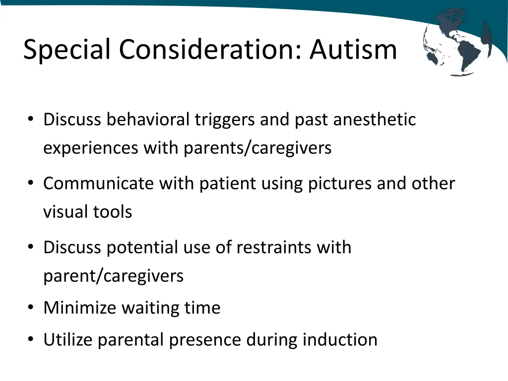 special consideration autism 1