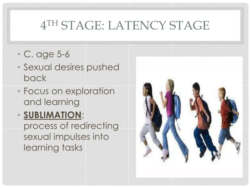 4 th stage latency stage