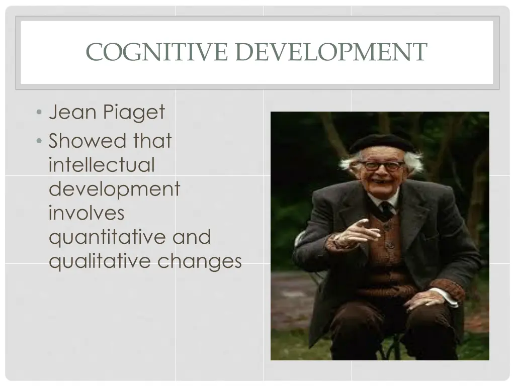 cognitive development