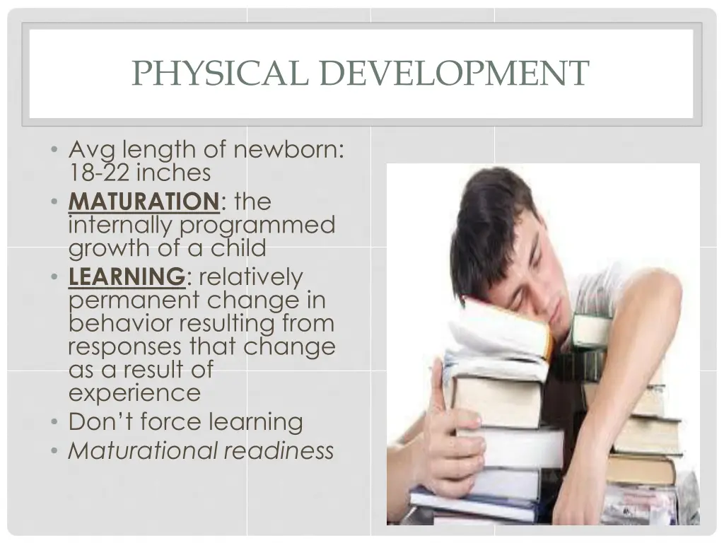 physical development